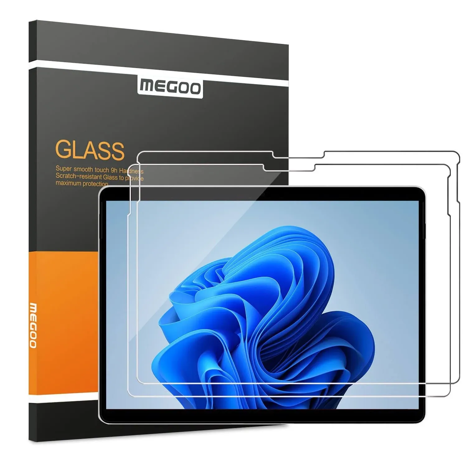 Megoo Screen Protector for Surface Book 2 13.5 inch, Tempered Glass/Easy installation/Scratch resistant, Compatible for Microsoft Surface Book 1/2