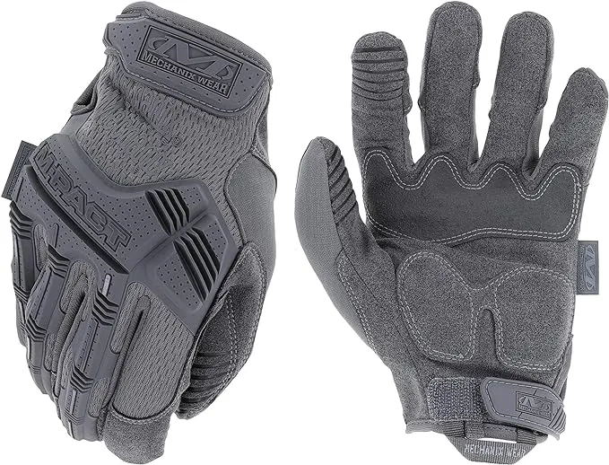 Mechanix Wear: M-Pact Covert Tactical Gloves with Secure Fit, Touchscreen Capable Safety Gloves for Men, Work Gloves with Impact Protection and Vibration Absorption (Black, Small)