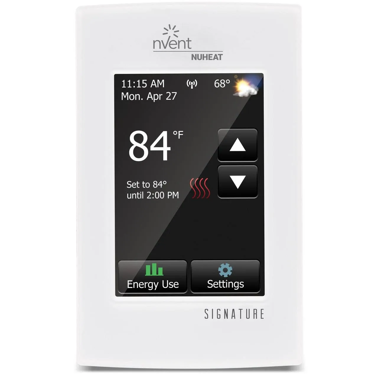 Nuheat Signature WiFi Touchscreen Programmable Dual-Voltage Thermostat