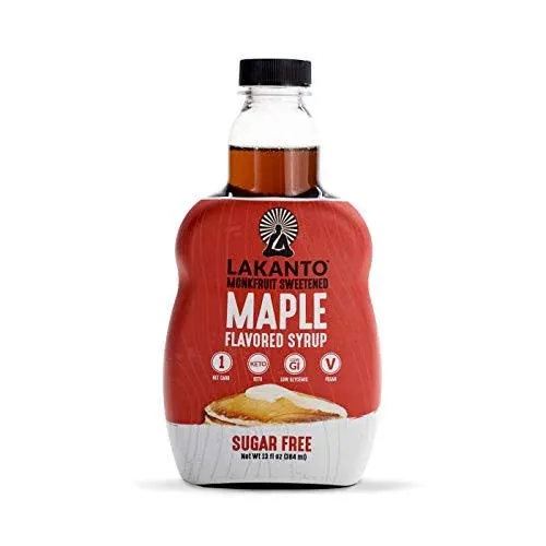 Lakanto Flavored Syrup, Maple - 13 fl oz