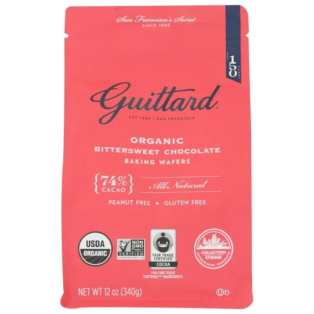 Guittard Baking Wafers Organic Bittersweet Chocolate