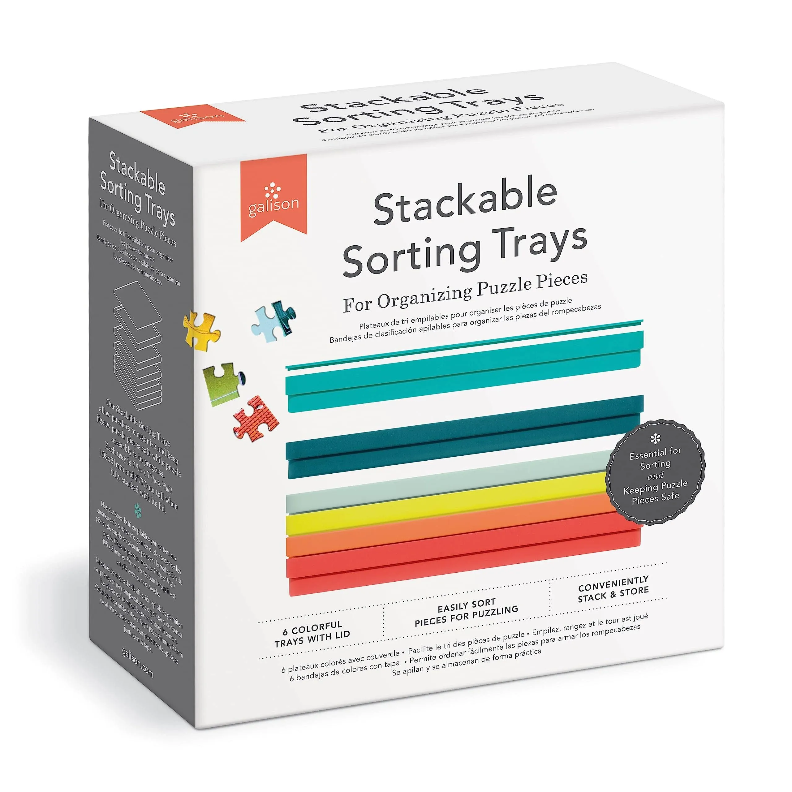 Puzzle Sorting Tray Set by Galison Book &amp; Merchandise Book