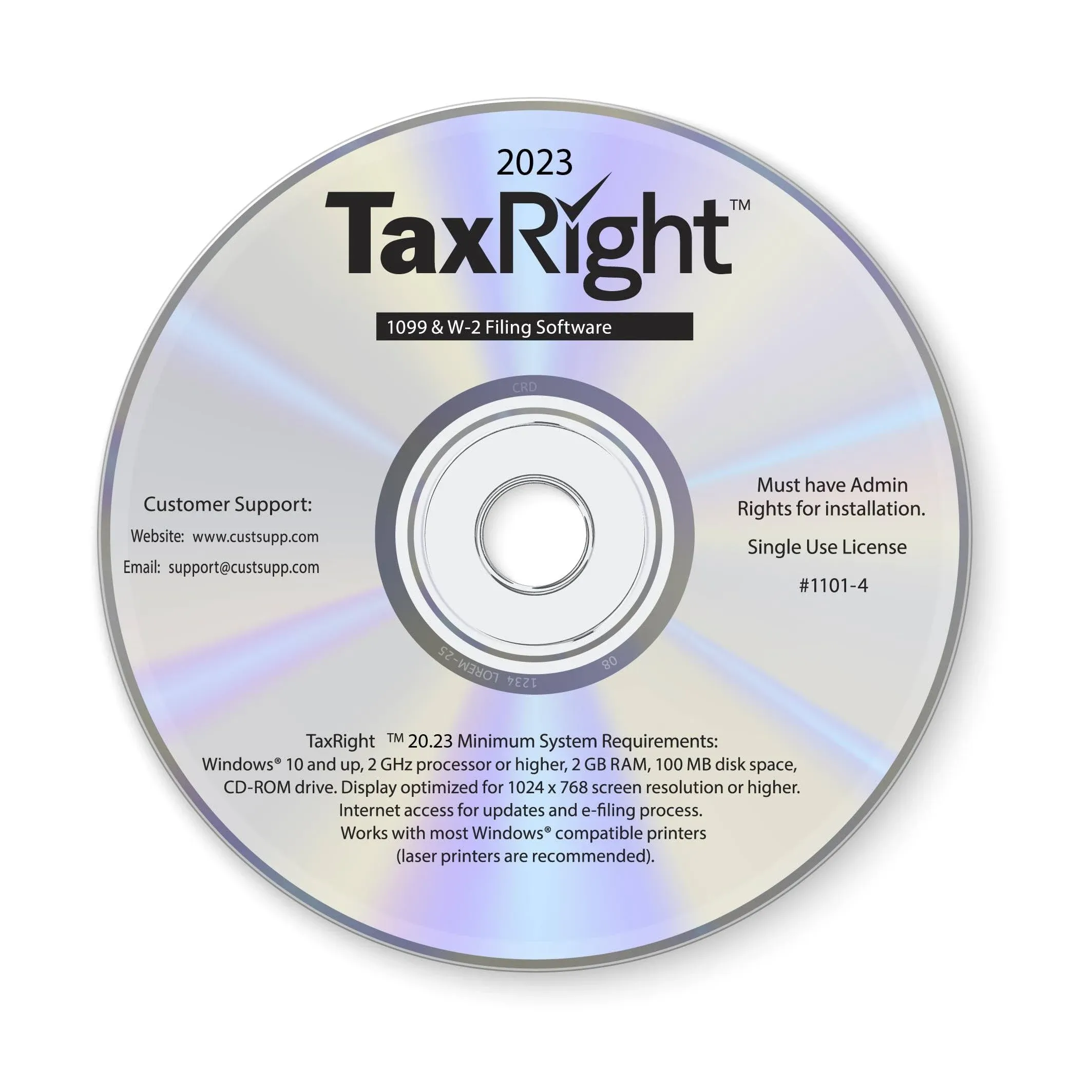 2024 Blue Summit Supplies Tax Forms, TaxRight Tax Form Filler Software CD-ROM