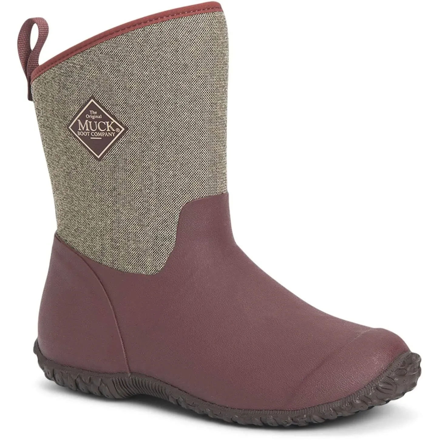 Muck Boot Women&#039;s Muckster II Mid Boot - Rum Raisin with Herringbone