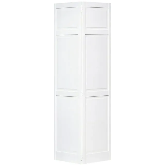 Kimberly Bay Closet Door, Bi-Fold, 6-Panel Style Primed White