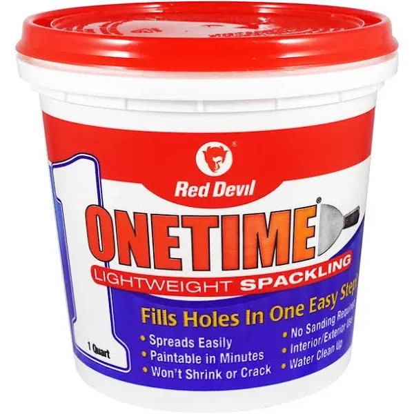 Red Devil 1qt. Onetime Lightweight Spackling