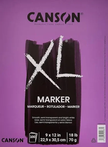 Canson XL Series Foldover Pad Marker Paper