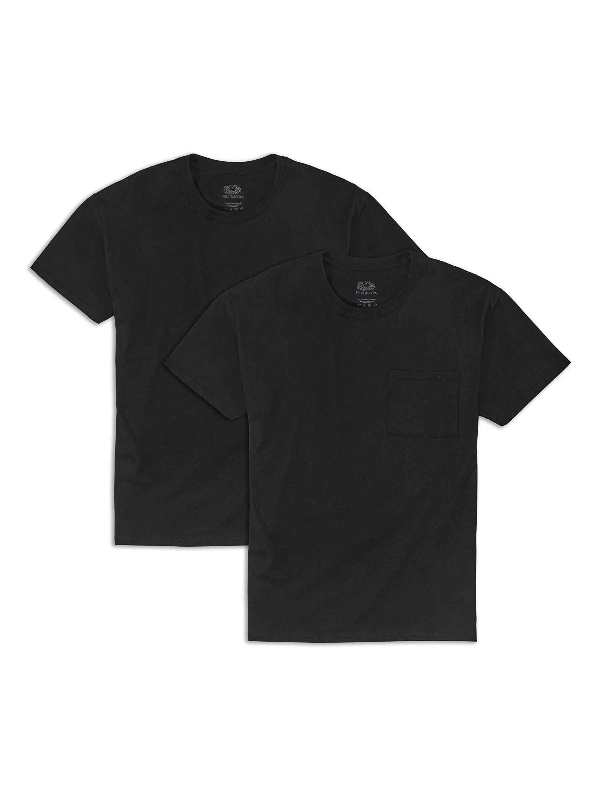 Fruit of the Loom Men's Eversoft Cotton T Shirts, Breathable & Moisture Wicking with Odor Control, Sizes S-4x