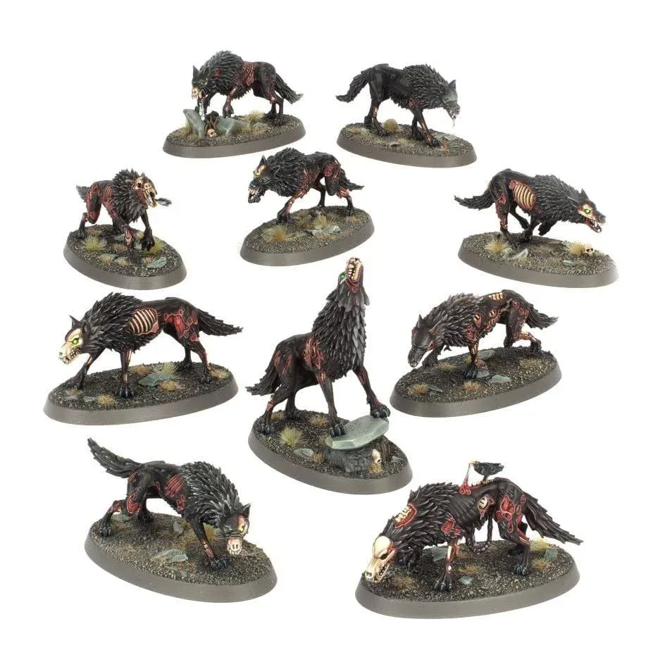 Dire Wolves Soulblight Gravelords Warhammer AOS Age of Sigmar NIB