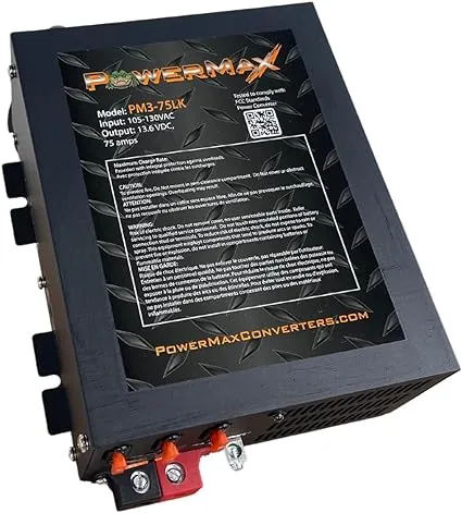 PowerMax PM3-75LK Power Converter / Charger - 75 Amp