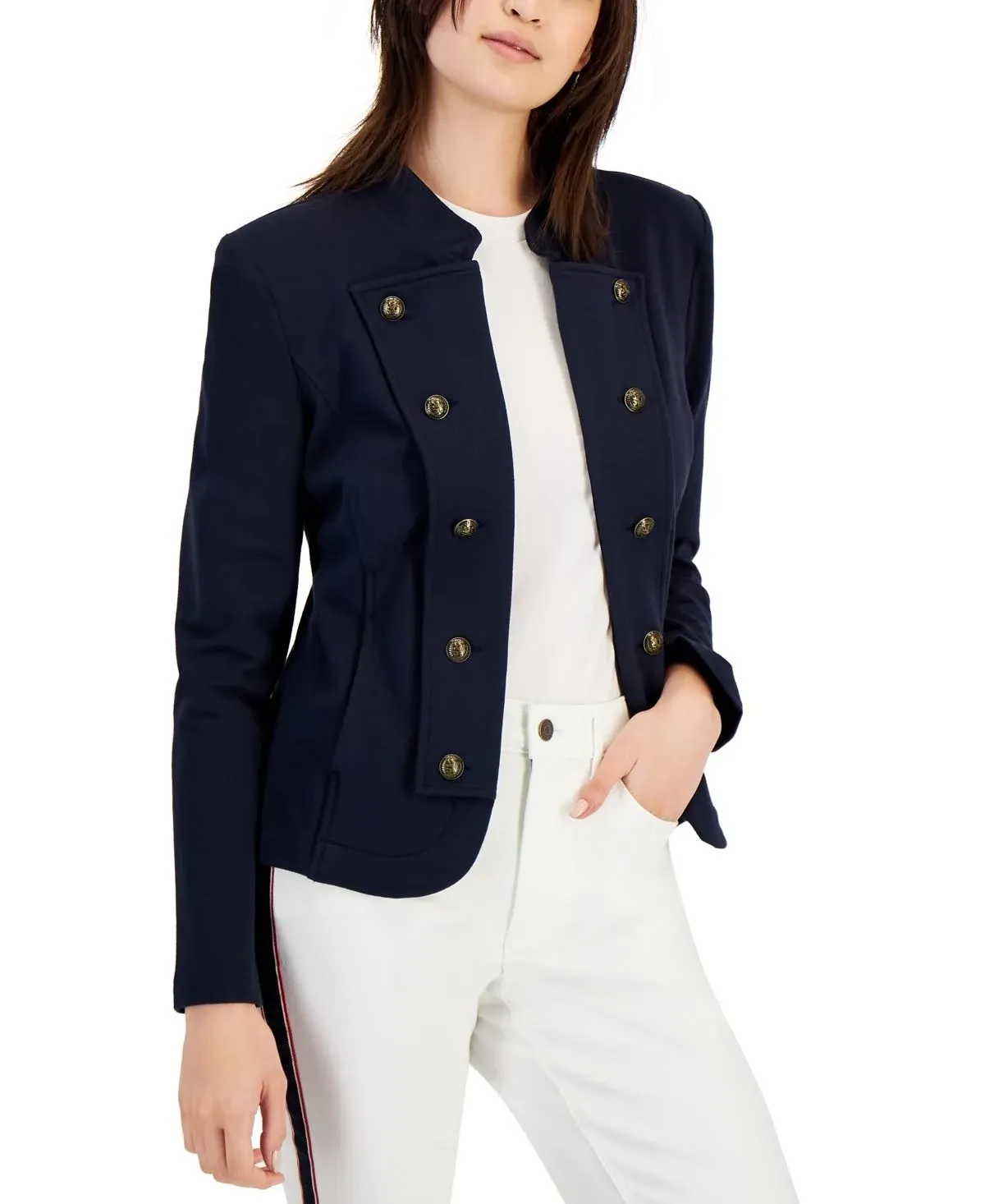 Tommy Hilfiger Women's Military Band Jacket