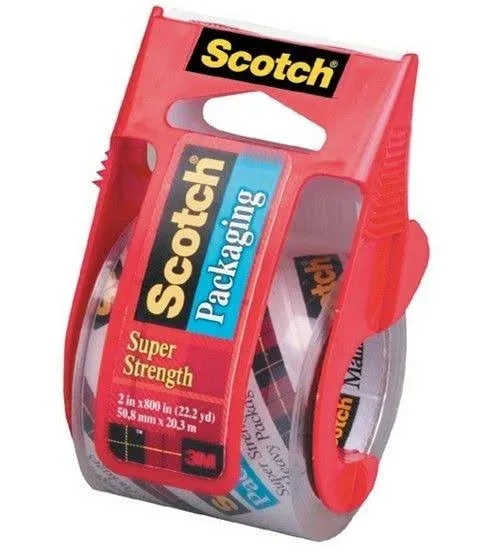 3M Scotch High Performance Packaging Tape, 2" x 800"