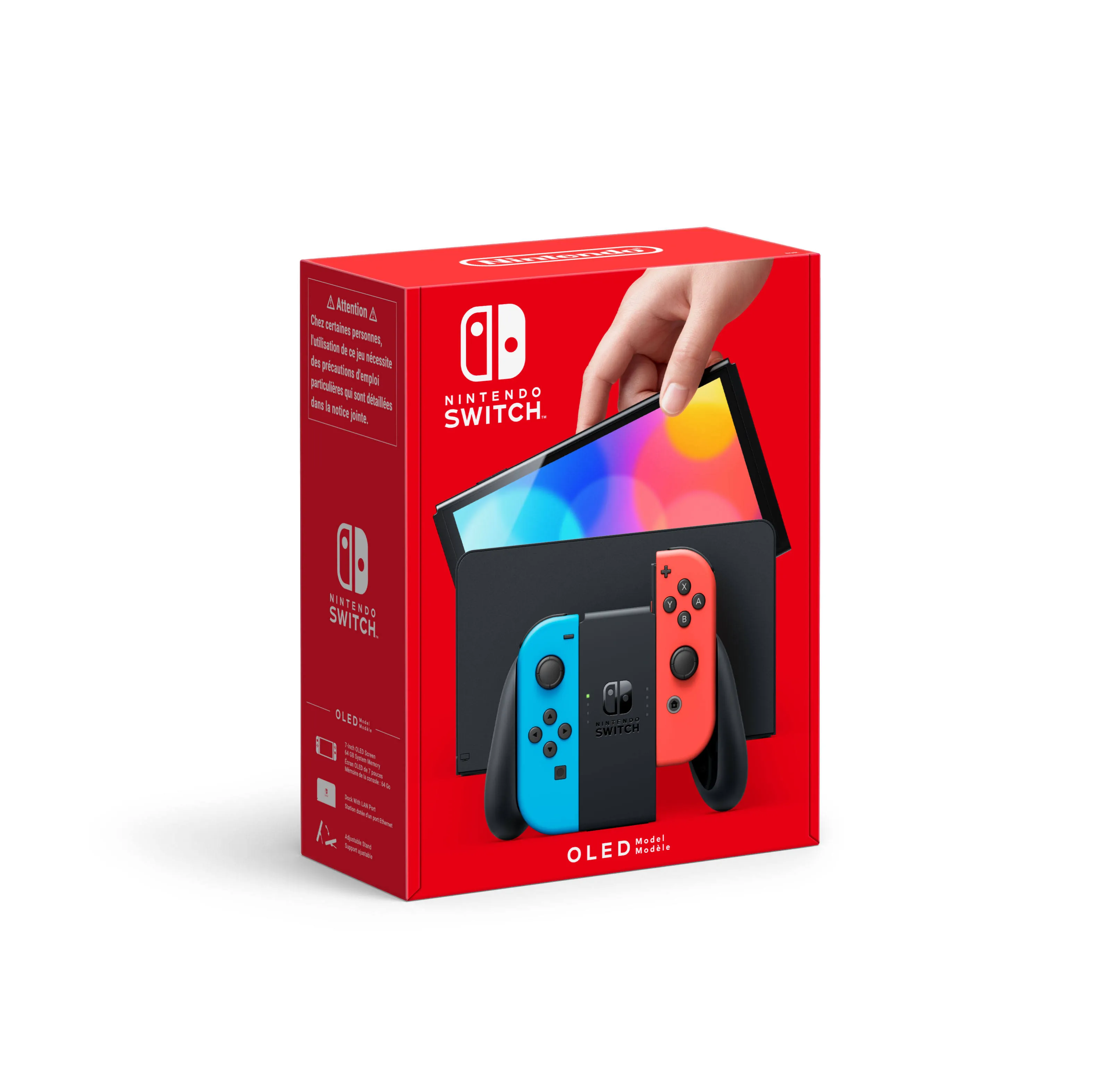 Nintendo Switch OLED - Neon Blue/Neon Red