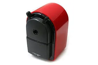 Uni KH-20 Hand Crank Wooden Pencil Sharpener - Red (Japan Import)