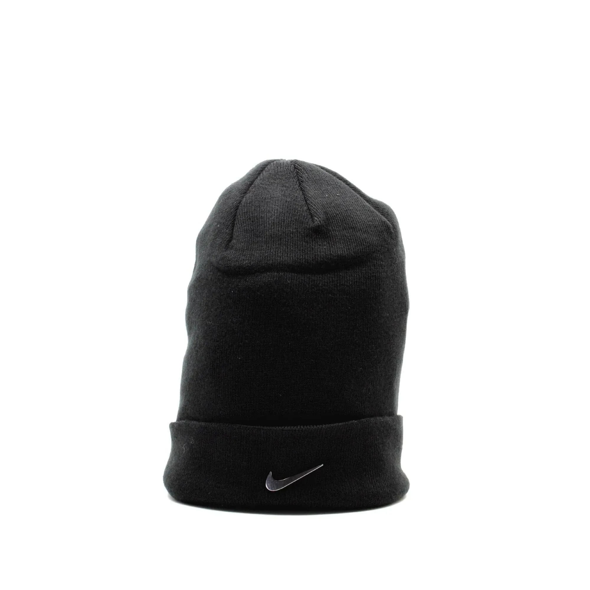 Nike Cuffed Swoosh Beanie in Black