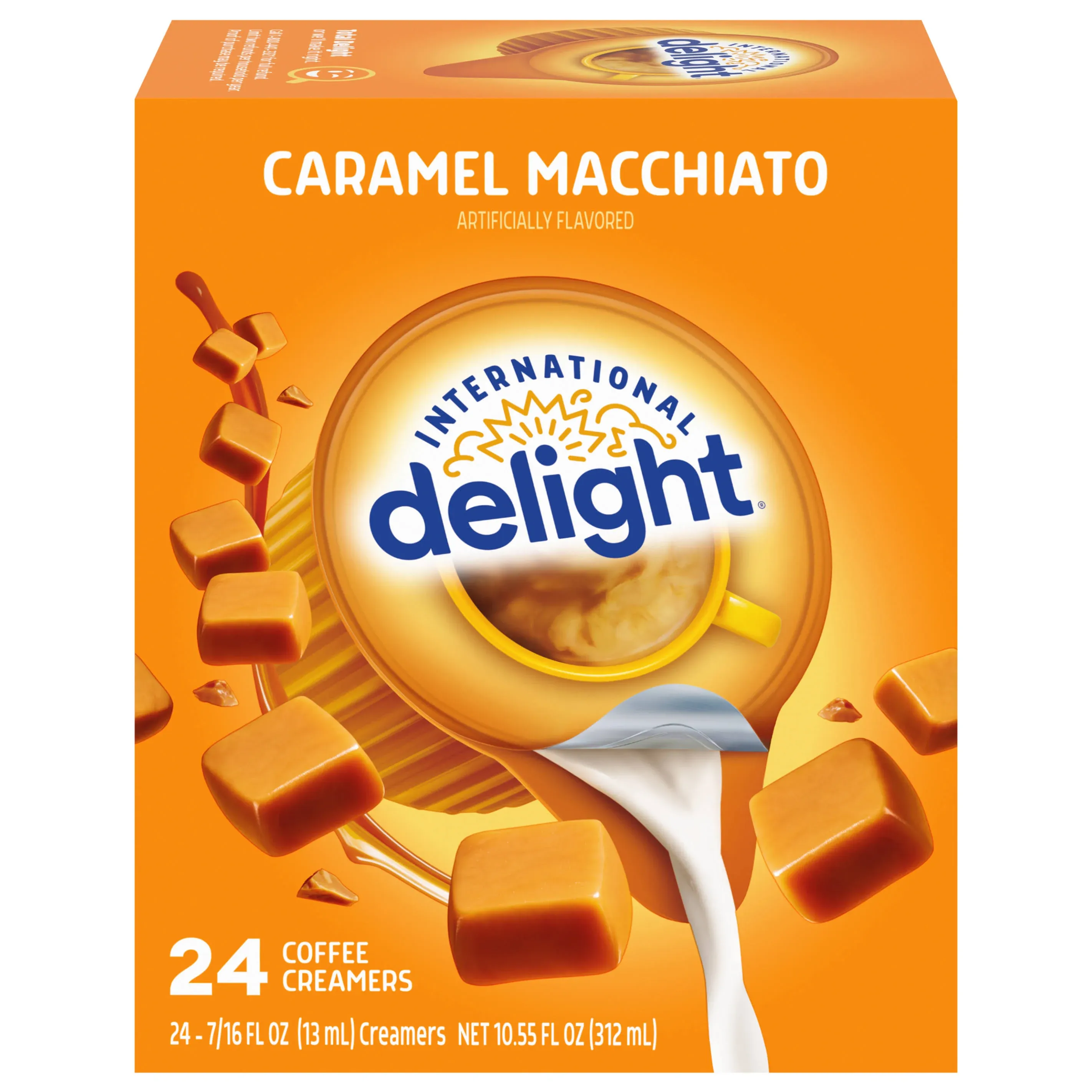 International Delight Caramel Macchiato Coffee Creamer Singles, 0.44 fl oz, 24 Count