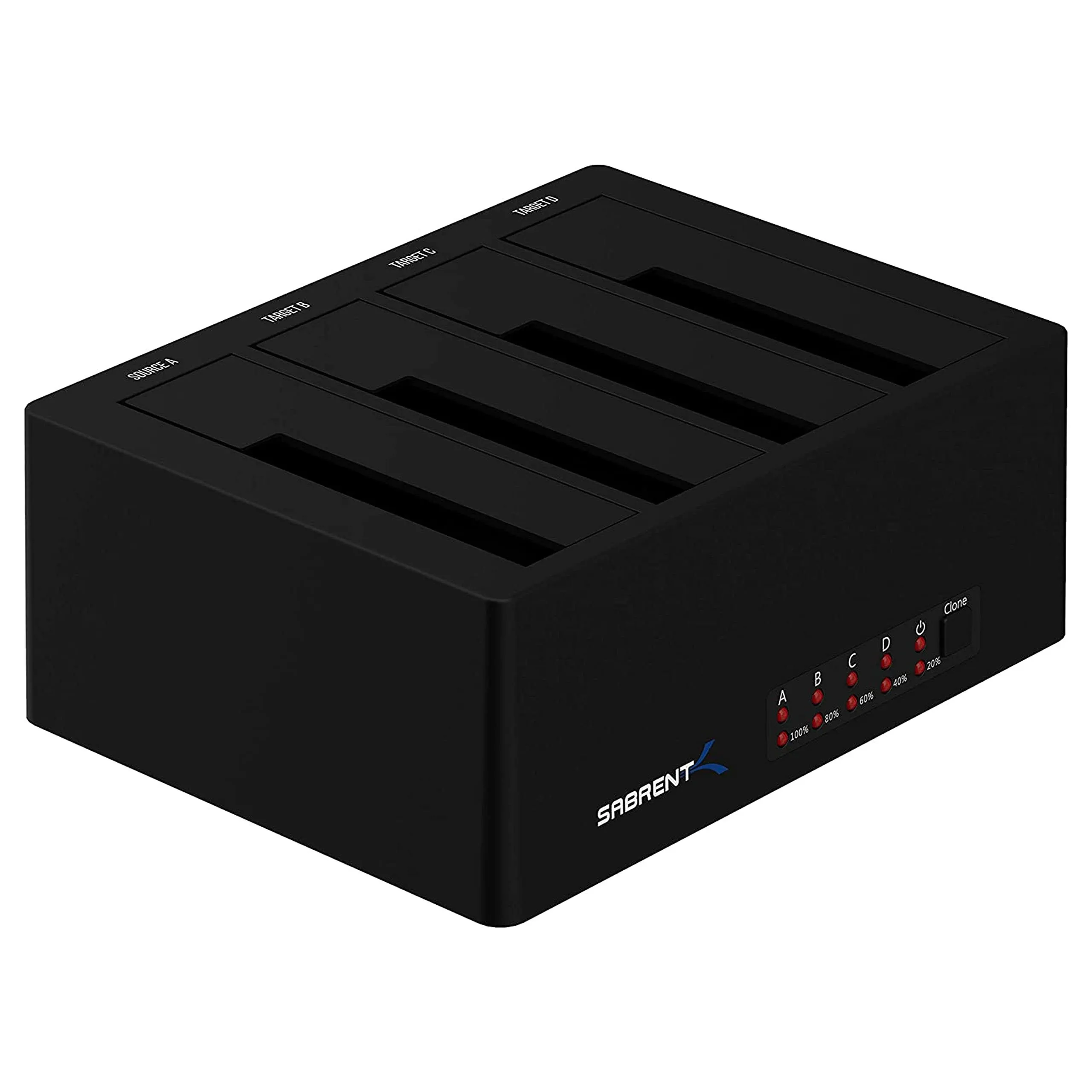 Sabrent 4-Bay USB 3.0 SATA 2.5in/3.5in SSD/HDD Docking Station (DS-U3B4)