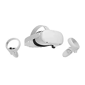 Oculus Neuestes Quest 2 Gmaing VR Headset 128 GB Set Weiß – Advanced All-in-One Virtual Reality Headset-Abdeckungsset