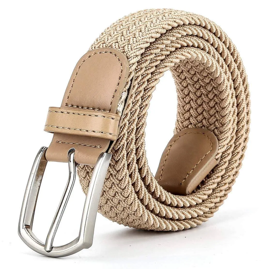 Radmire Braided Canvas Woven Elastic Stretch Belts for Men/Women/Junior with ...