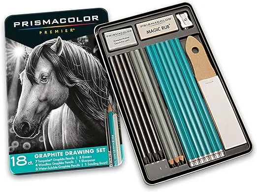 Prismacolor Premier Graphite Drawing Set - 18 count