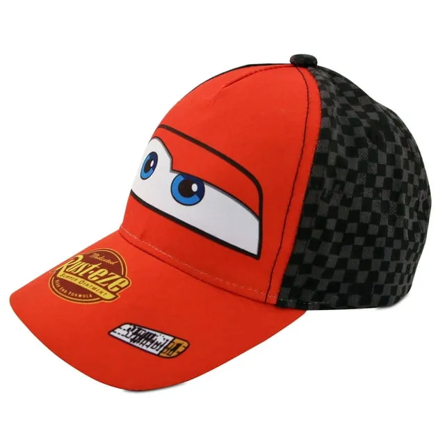 Disney Little Boys Cars Lightning McQueen Character Cotton Baseball Cap