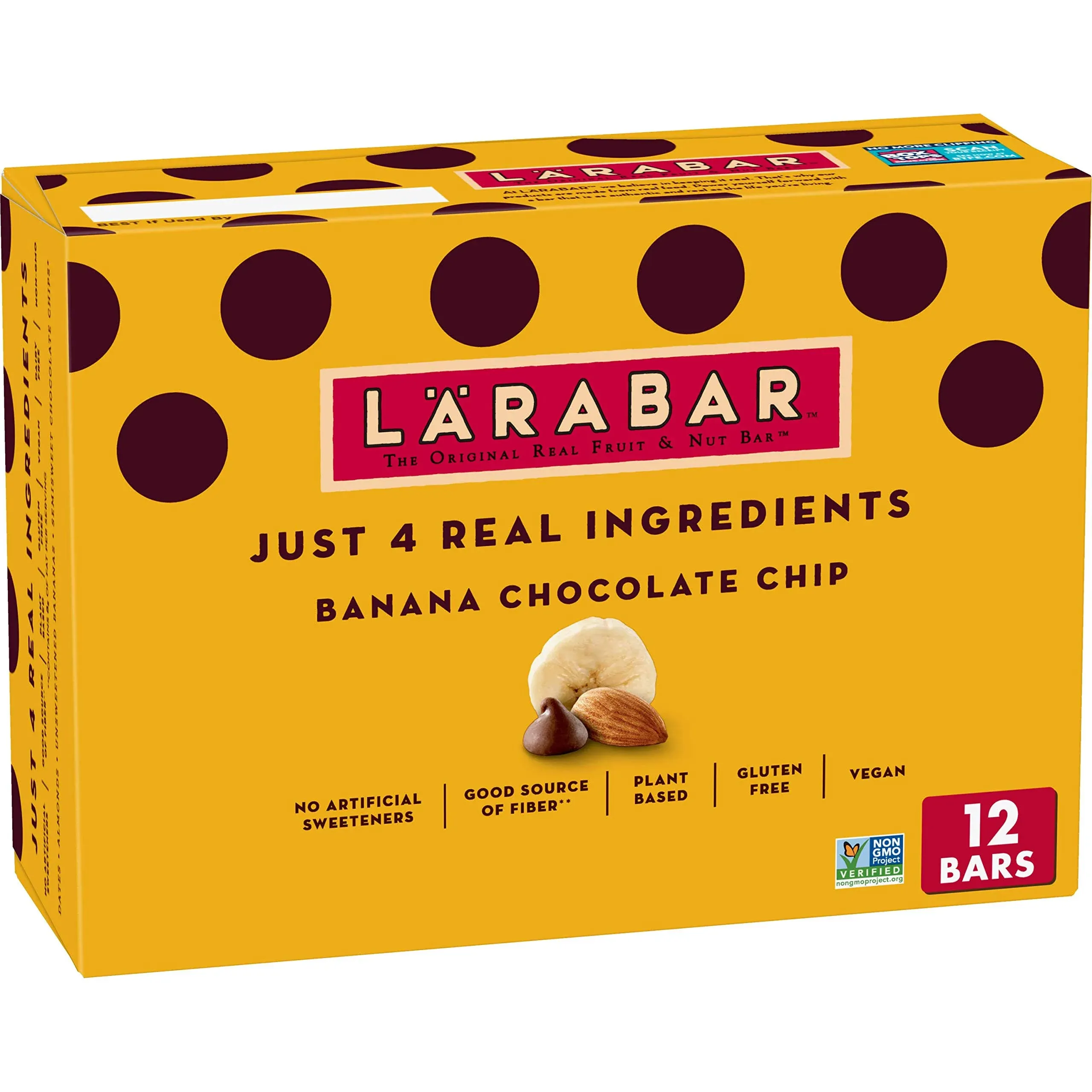 Larabar Fruit & Nut Bar, Banana Chocolate Chip, 16 Pack - 16 pack, 1.6 oz bars