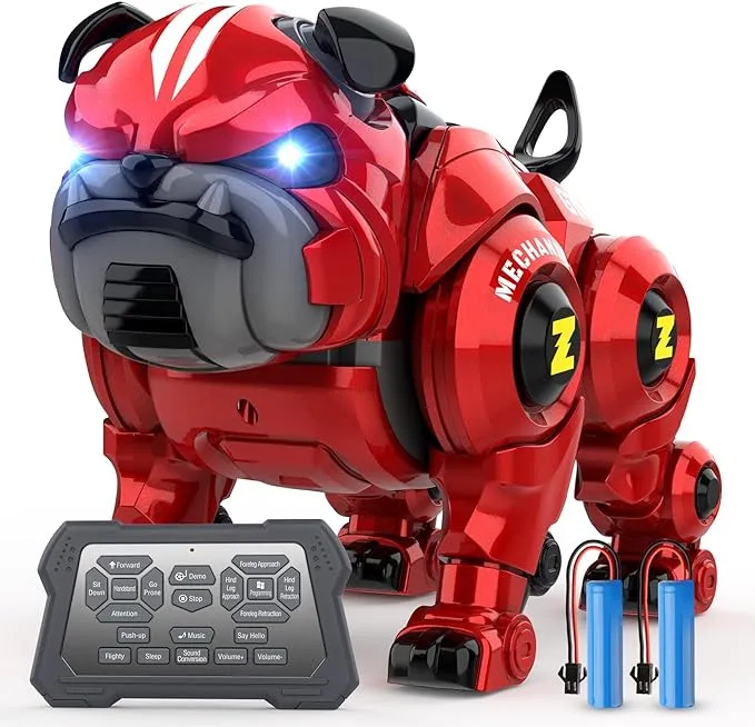 Lterfear Robot Dog For Kids Remote Control Robot Rechargeable Programing Stunt Robo Dog With Sing Dance Touch Function Robot