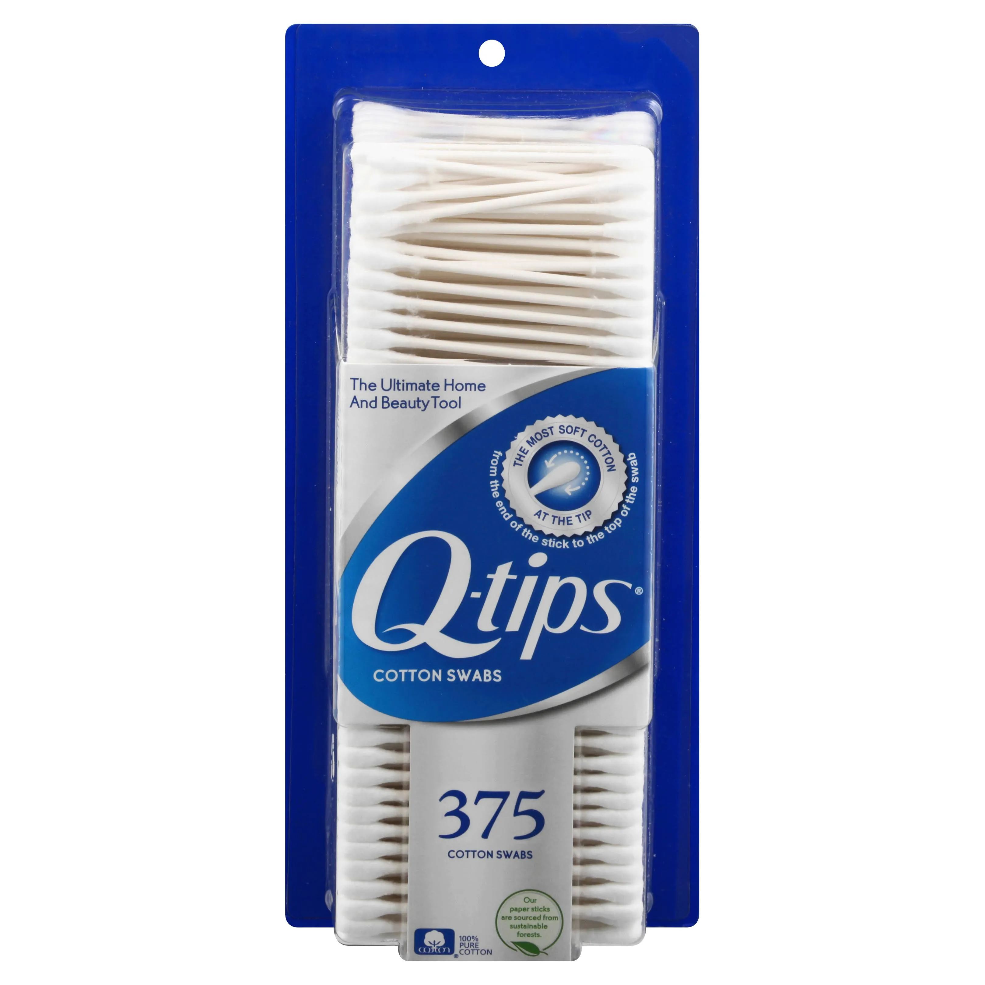 Q-Tips Cotton Swabs - 375 count