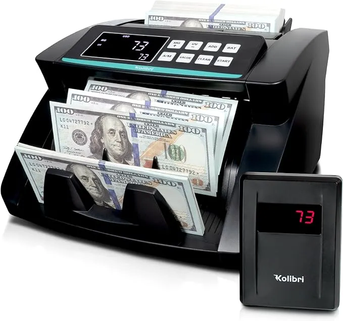 Kolibri Automatic Bill Counter with UV Detection