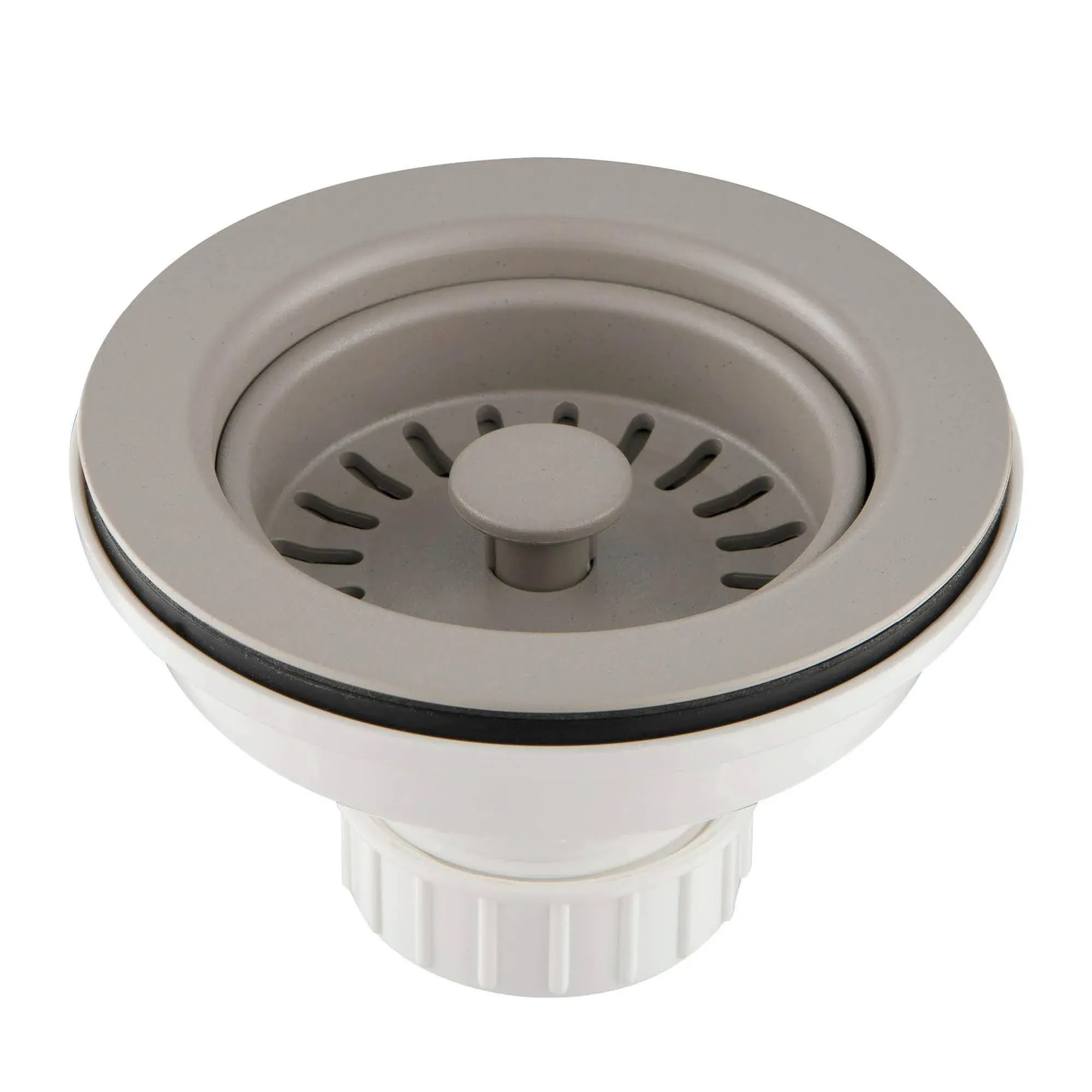 KRAUS 4-1/2 in. Kitchen Sink Strainer in Truffle PST1-TR