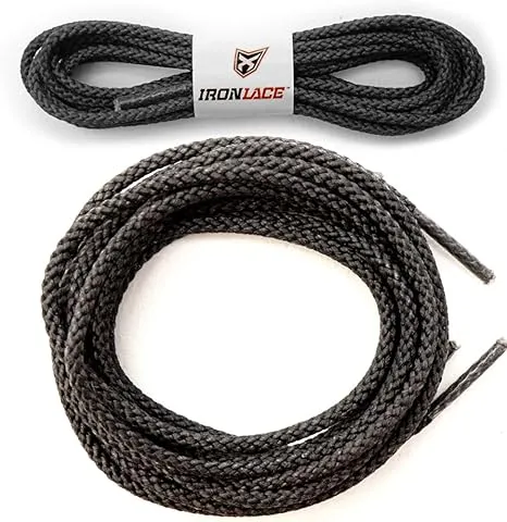 Ironlace Unbreakable Extra Heavy-Duty Laces Black / 108 inch