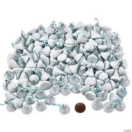 Hersheys Kisses White Chocolate Candy, 400 Pieces, 4 lb Bulk Pack, Men's, Size: 4 lbs