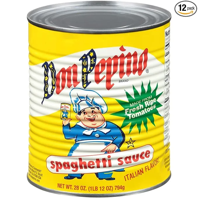 Don Pepino Spaghetti Sauce, 28 Ounce (Pack of 12)