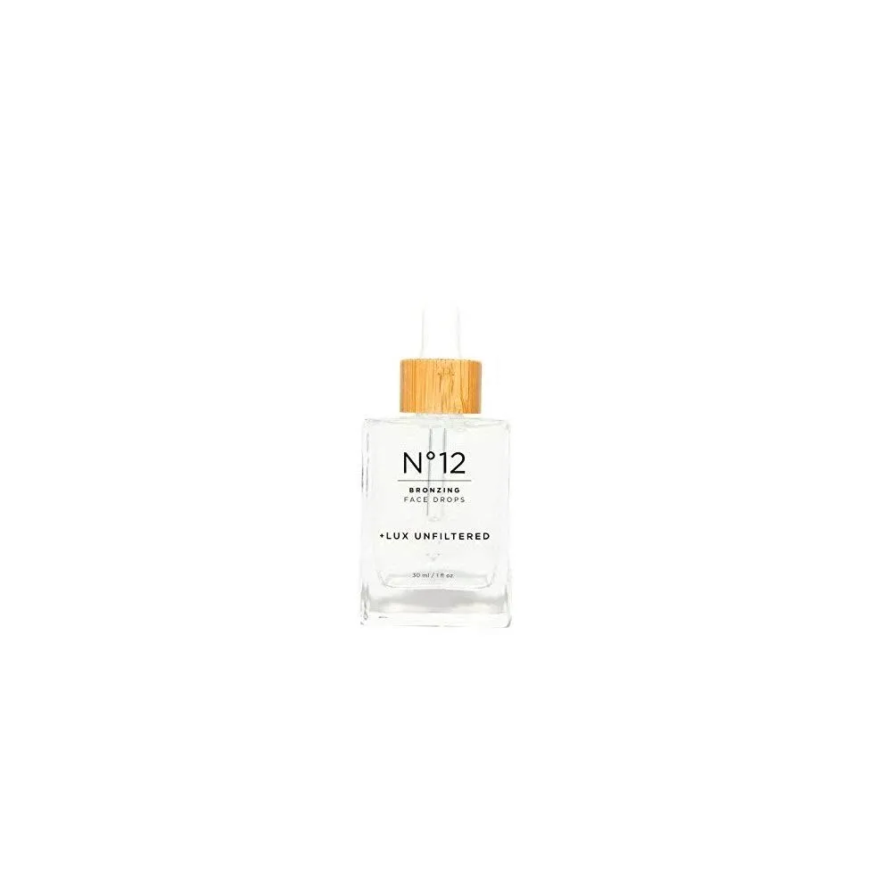 + Lux Unfiltered NA12 Bronzing Self Tanning Drops in Fragrance Free - Gluten Free ...