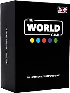 The World Game - Geography Card Game - Educational Board Game for Kids, Family & Adults - Cool Learning Gift Idea for Teenage Boys & Girls