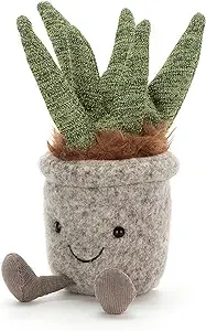 Jellycat Silly Succulent Aloe Plant Plush, 9 inches