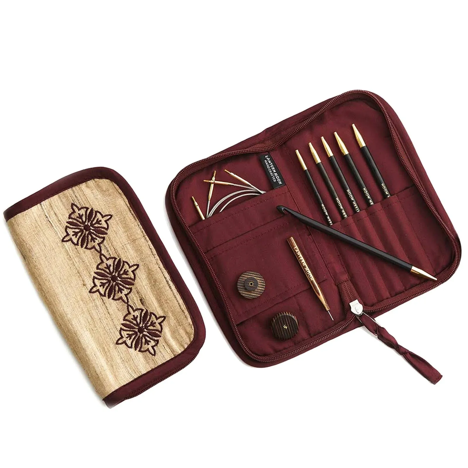 Lantern Moon Ebony Tunisian Crochet Hook Set - Bequest