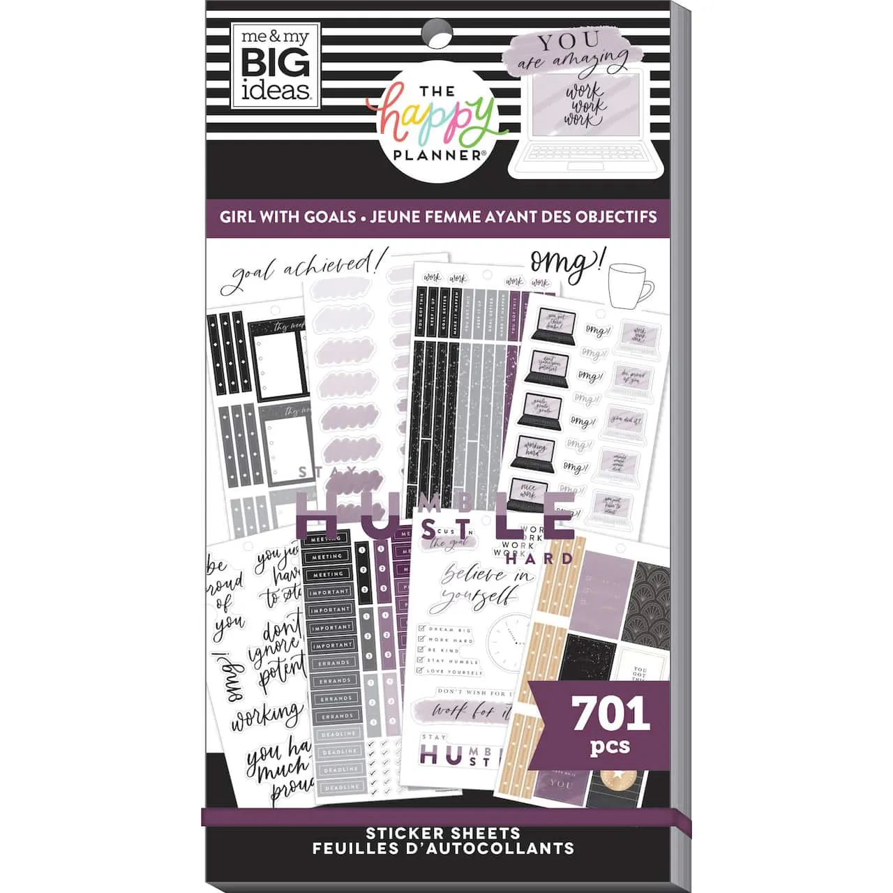 The Happy Planner® Girl with Goals Value Pack Stickers