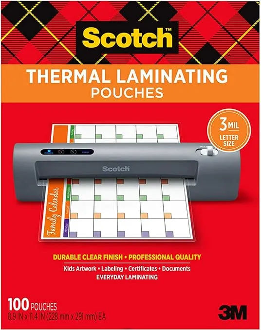 Scotch™ Thermal Laminating Pouches in Clear | 8.5"" x 11"" | Michaels®