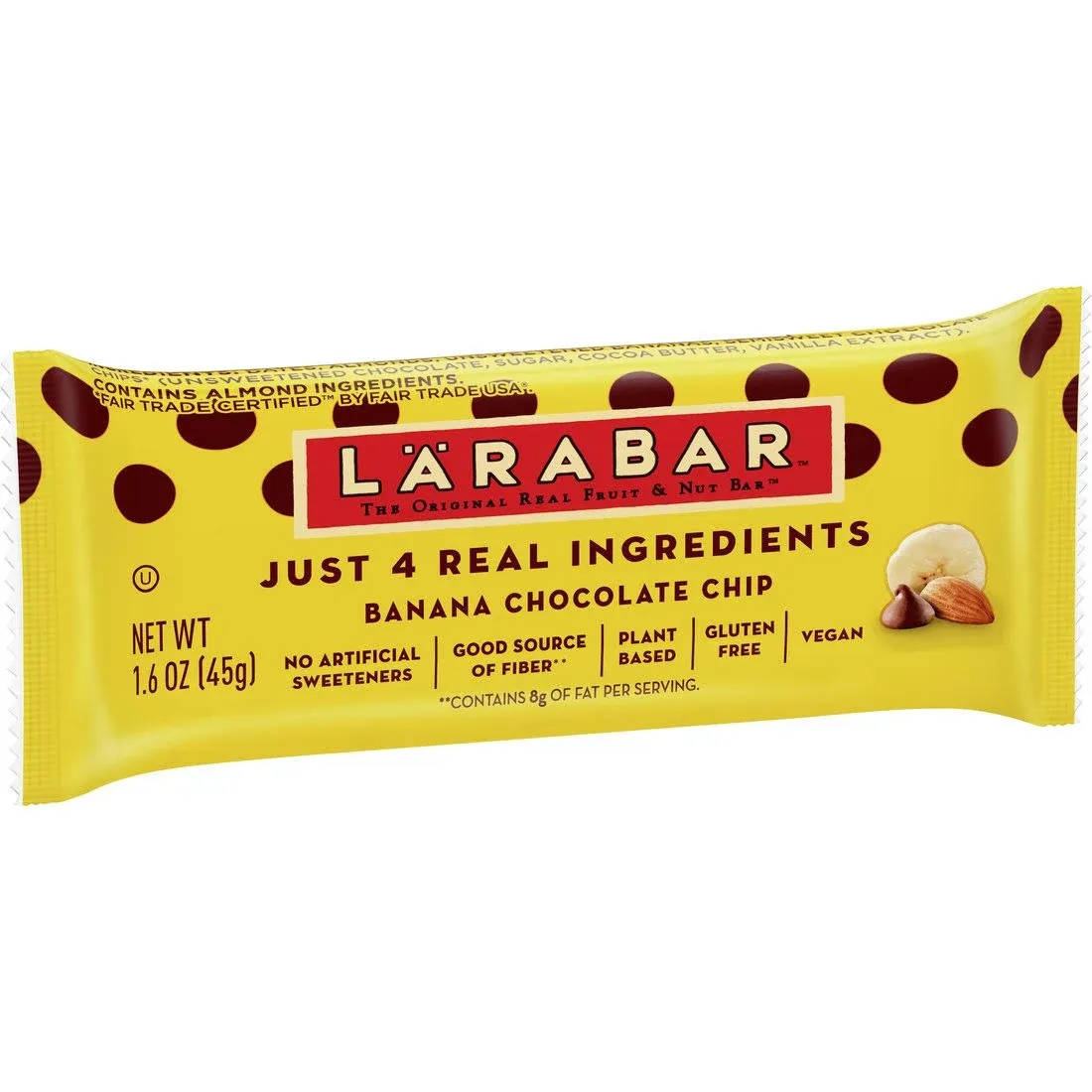 LÄRABAR Banana Chocolate Chip Gluten Free Vegan Fruit &amp; Nut Bars 16 ct