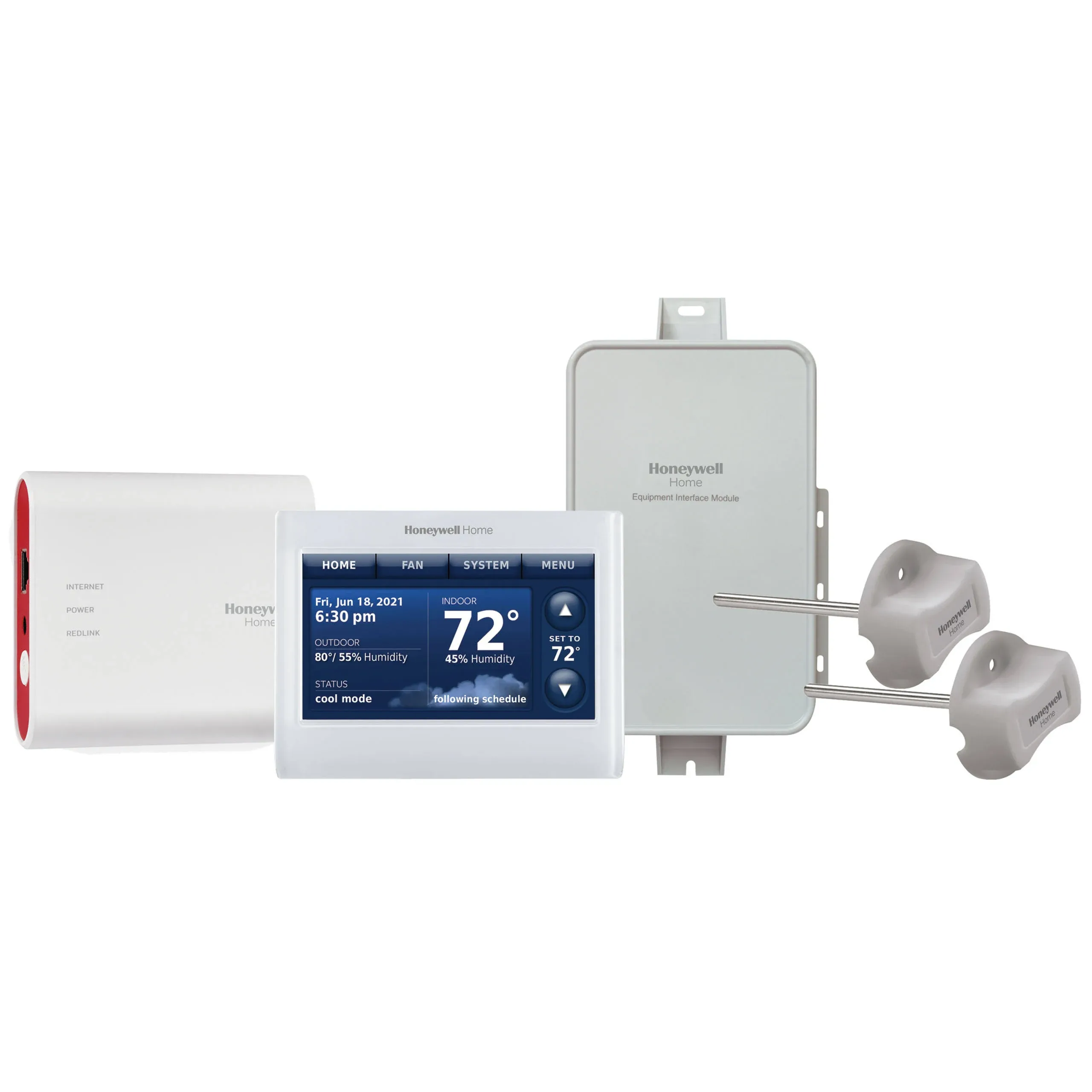 Honeywell YTHX9421R5085WW White Prestige 2 Wire Iaq Kit with RedLINK