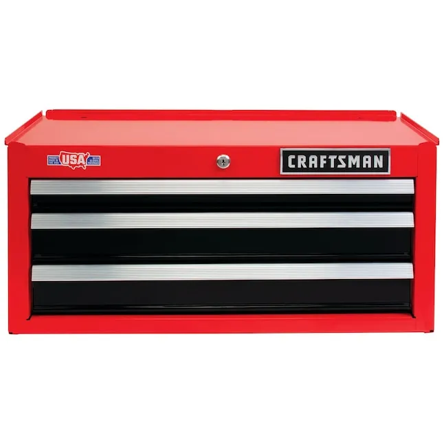 CRAFTSMAN 2000 Series 26-in W x 12.25-in H x 12-in D 3-Drawer Steel Tool Chest (Red) | CMST98246RB