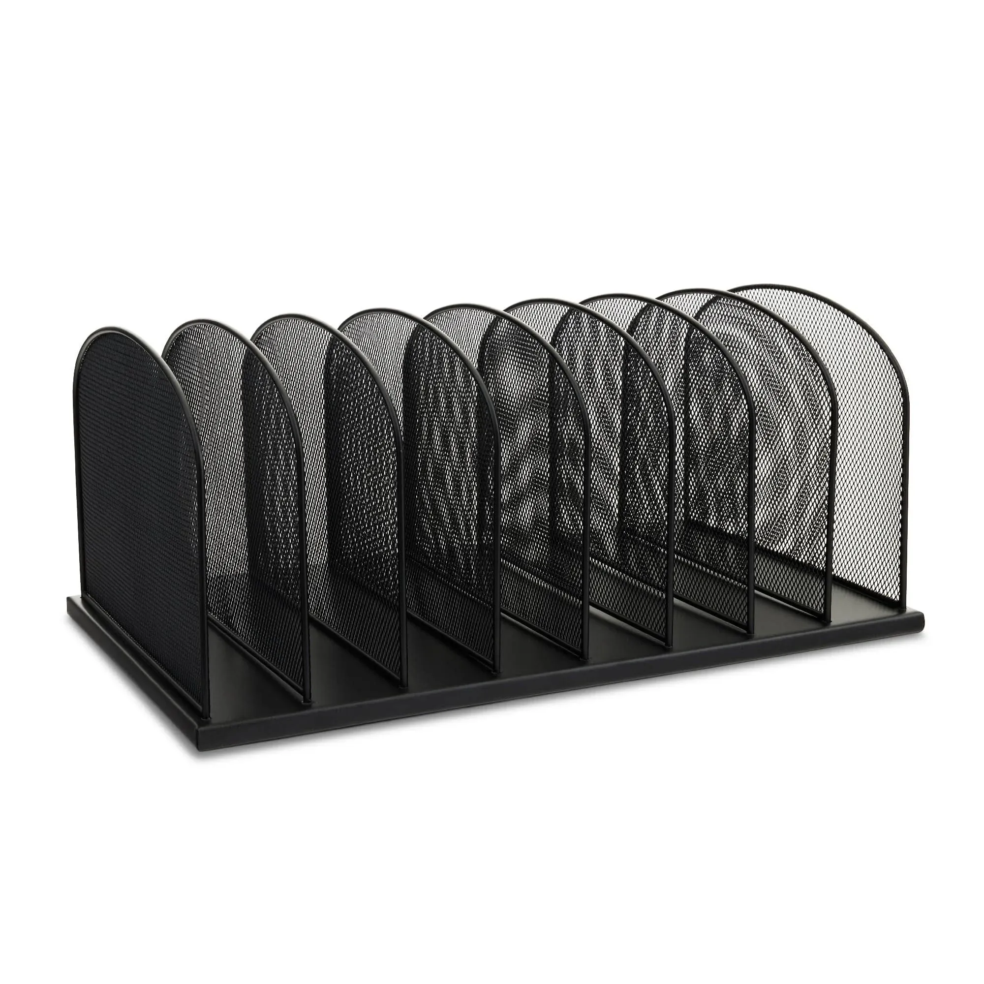 Safco, Onyx Desk Organizer with 8 Vertical Sections, File Organizer for Home ...