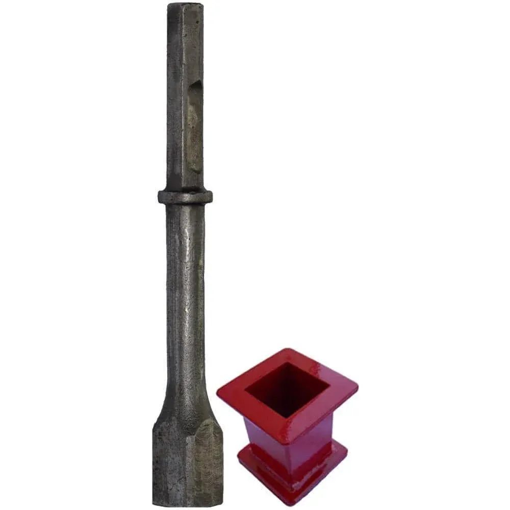 Jackhammer Driving Kit Jack Hammer Driver Bit Spacer Install Fence Post Anchor