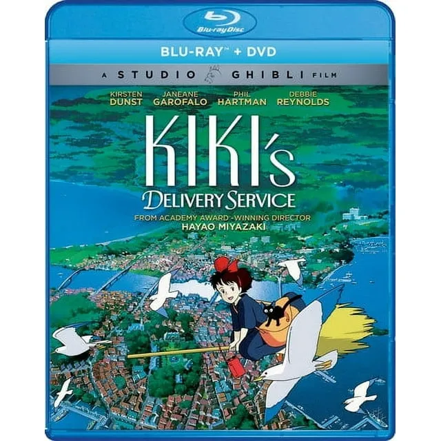 NEW KIKI&#039;S DELIVERY SERVICE BLU RAY + DVD 2 DISCS &amp; SLIPCOVER SHOUT FACTORY