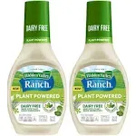 Hidden Valley The Original Ranch Plant Powered, Dairy Free, Ranch Salad Dressing and Topping, Gluten Free, 12 Fl Oz (2 Pack)