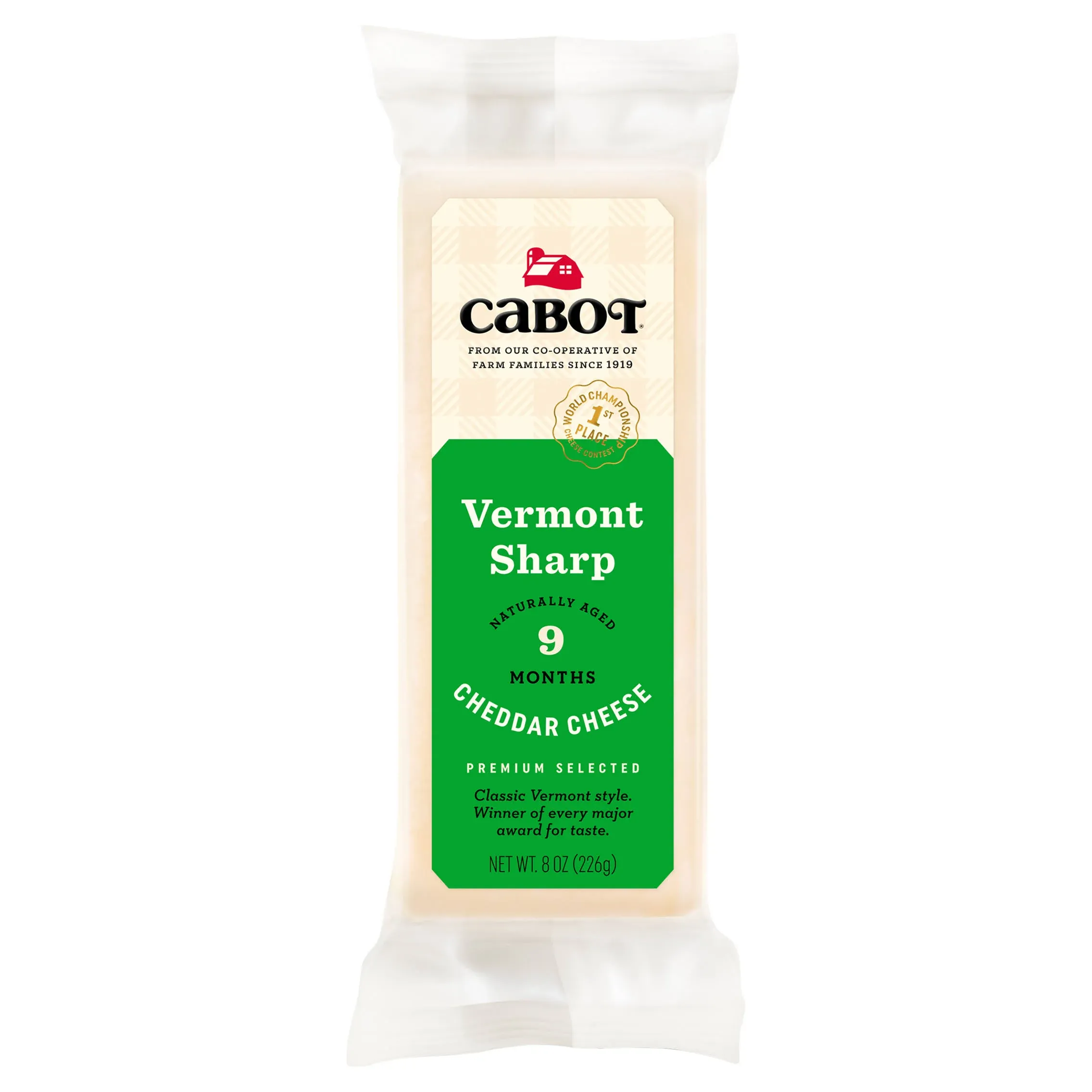 Cabot Vermont Sharp Cheddar Cheese 8 oz