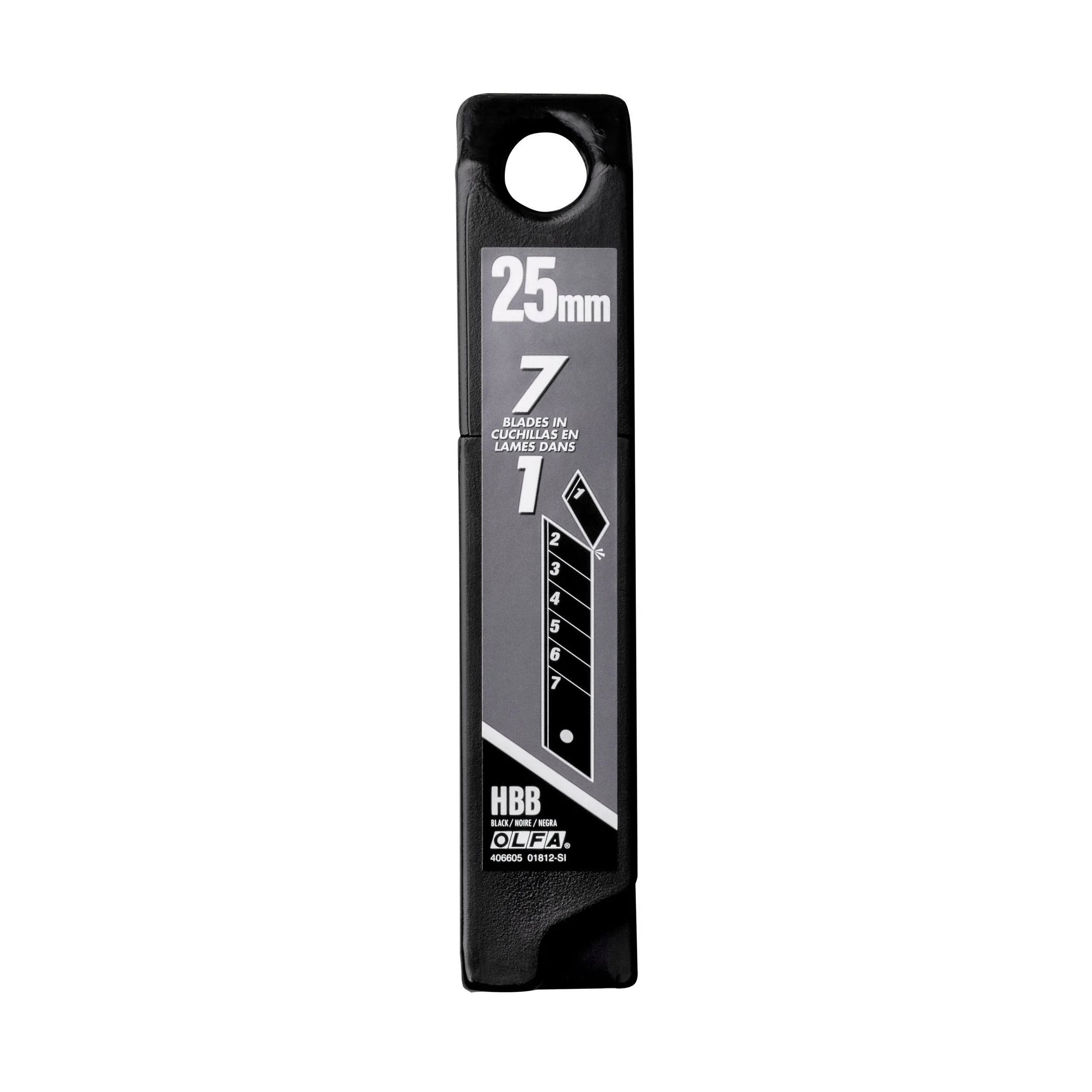 Olfa HBB-20B 25mm Black Ultra Sharp Snap-Off Blades 20-Pack