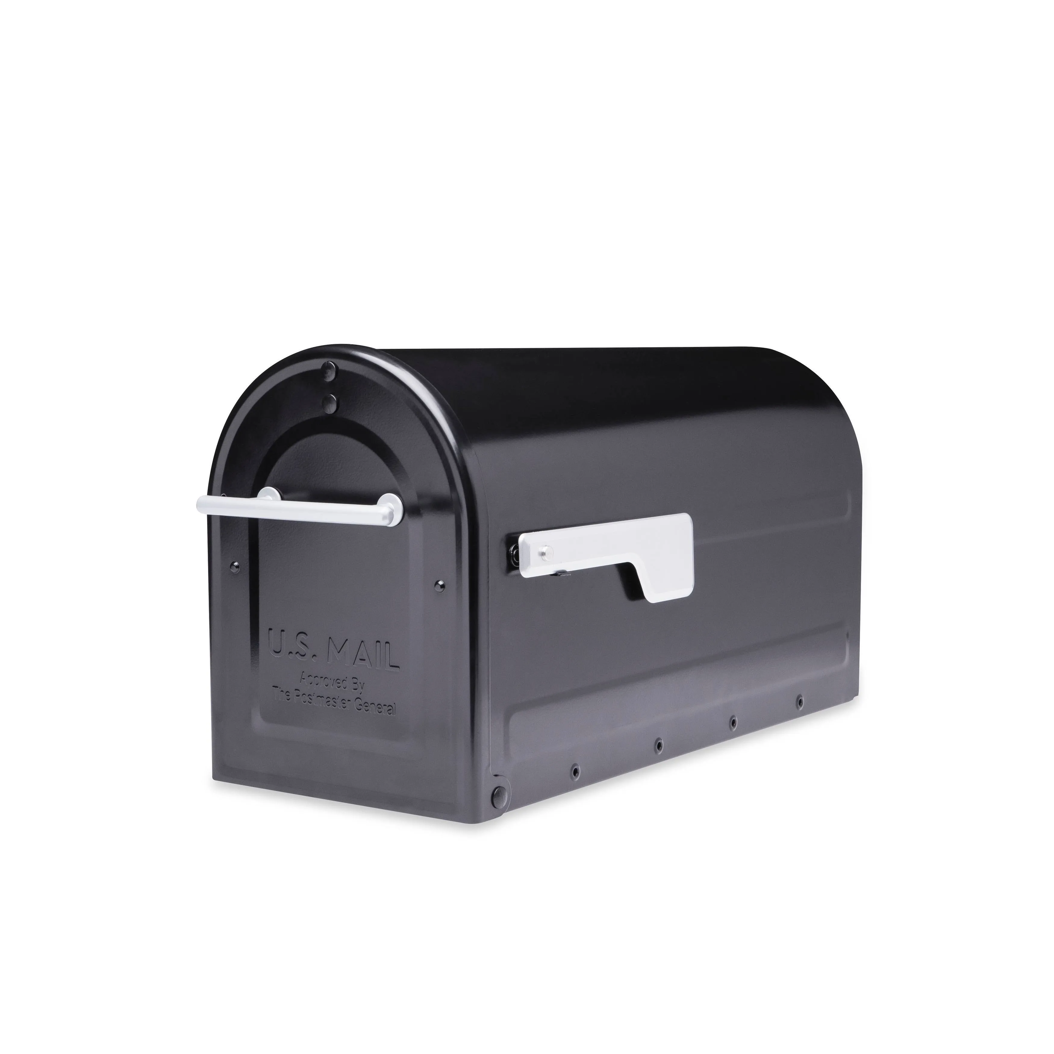 Architectural Mailboxes 7900-7R-SR Boulder Post Mount Mailbox Red