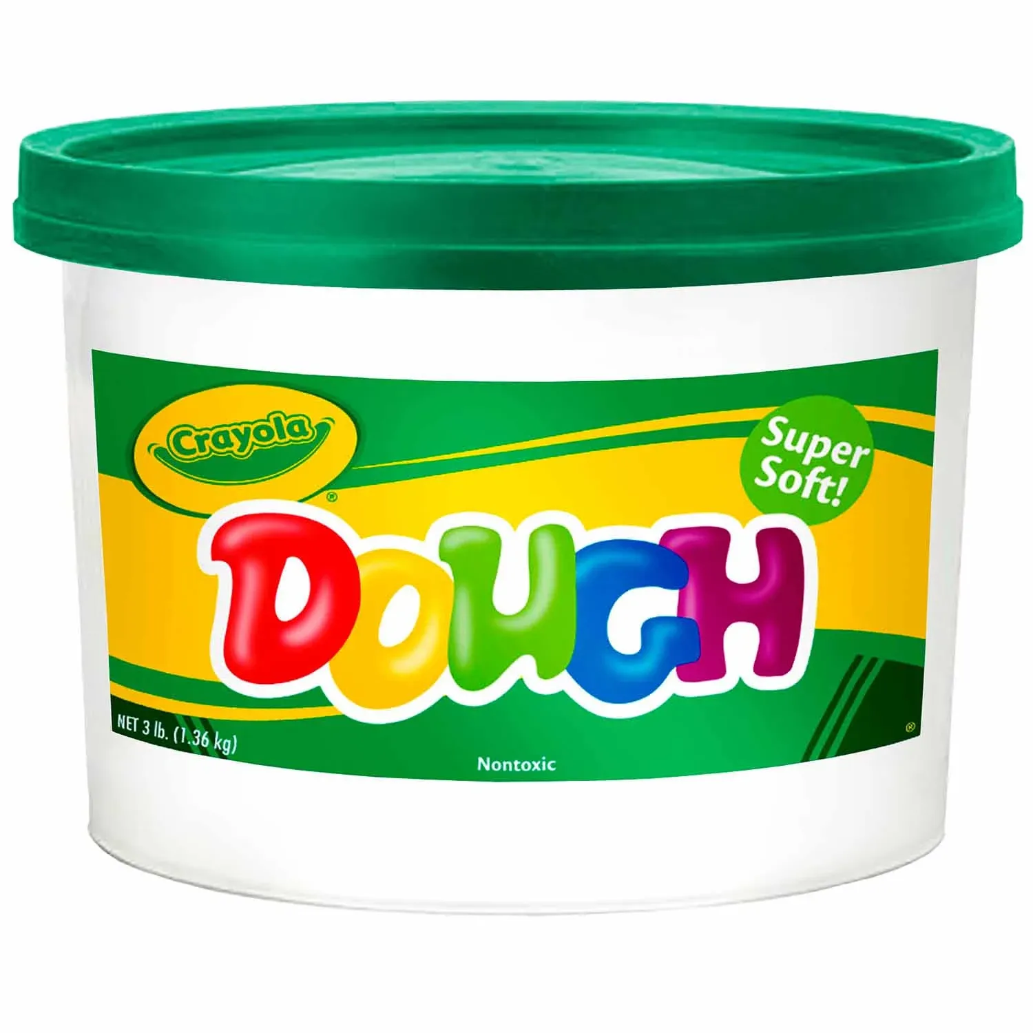 Crayola 3 lbs Modeling Dough Bucket, Green